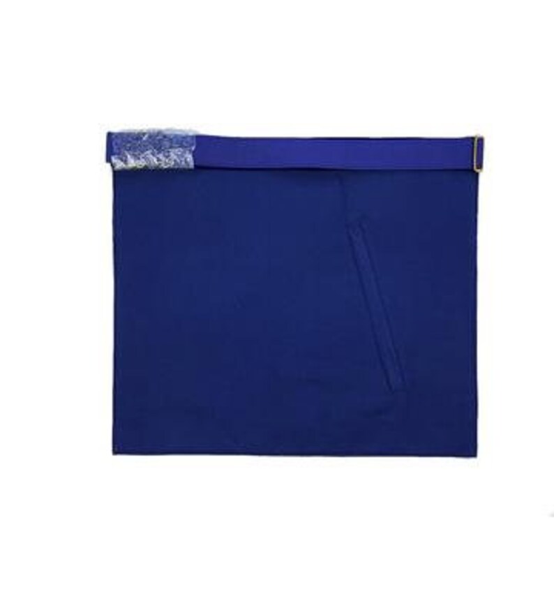 Imitation Leather Apron Case Masonic Past Master Apron Case - Black Imitation Leather With Hand Embroidered Emblem Past Master Apron Bag