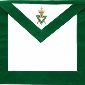 Allied Masonic Degree AMD Member APRON Hand EMBROIDERED