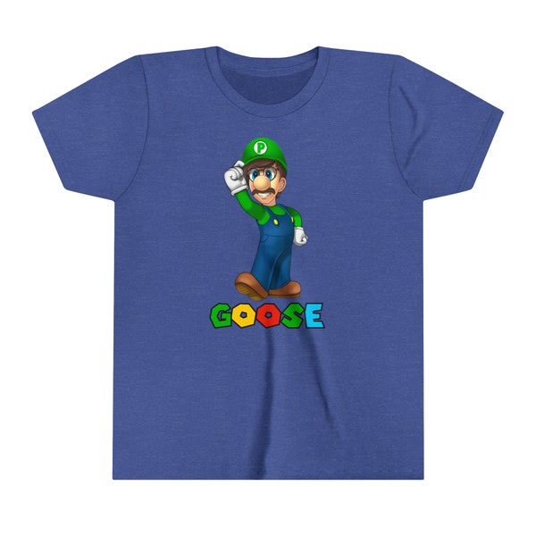 Kids Goose The Band T Shirt • Peter Anspach as Luigi Mario Brothers • Mens Goose Shirt • Goose Merch Orebolo Goose Lot Shirt Youth