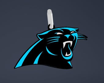 Carolina Panther Necklace 3D Printable STL Files with Sound Option