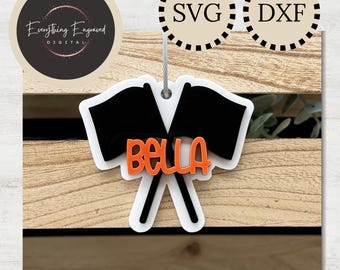 Colour Guard Bag Tag SVG DXF | Digital Download