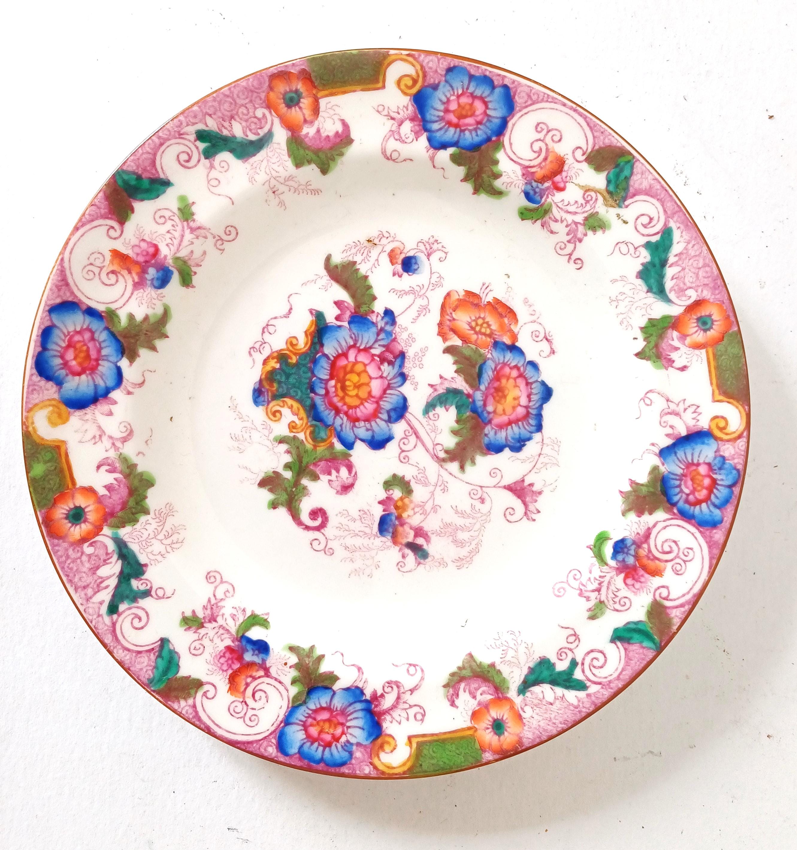 Cauldon Ware Floral Tea Plate ROC57 - Etsy UK