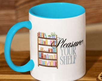 Funny Coffee Cup for Book Lovers Who Buy Too Many Books, Bookish Mug, Reading Mug, Literary Gift, Book Nerd Coffee Cup, Sarcastic Mug,