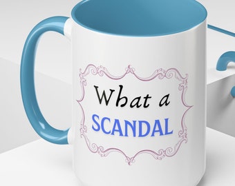 Drama and Gossip Lover Gift, Regency Inspired Funny Tea Cup