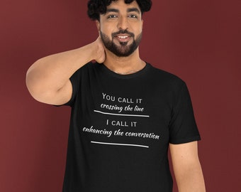 Inappropriate Humor Unisex Softstyle T-Shirt, Funny Tee for Jokesters, Comedic Shirt, Sarcastic Top, Naughty Graphic Tee