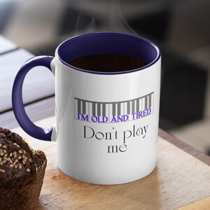 Mug, Funny Drama Llama Coffee Cup, Sarcastic Quote Tea Mug, Novelty Gift for Introverts, Hilarious Office Mug, Work from Home Present,