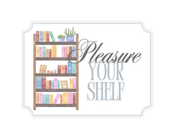 Book Lover Funny Kiss-Cut Stickers, Bookworm Sticker, Literary Gift, Reading Decal, Bookish Quote Sticker