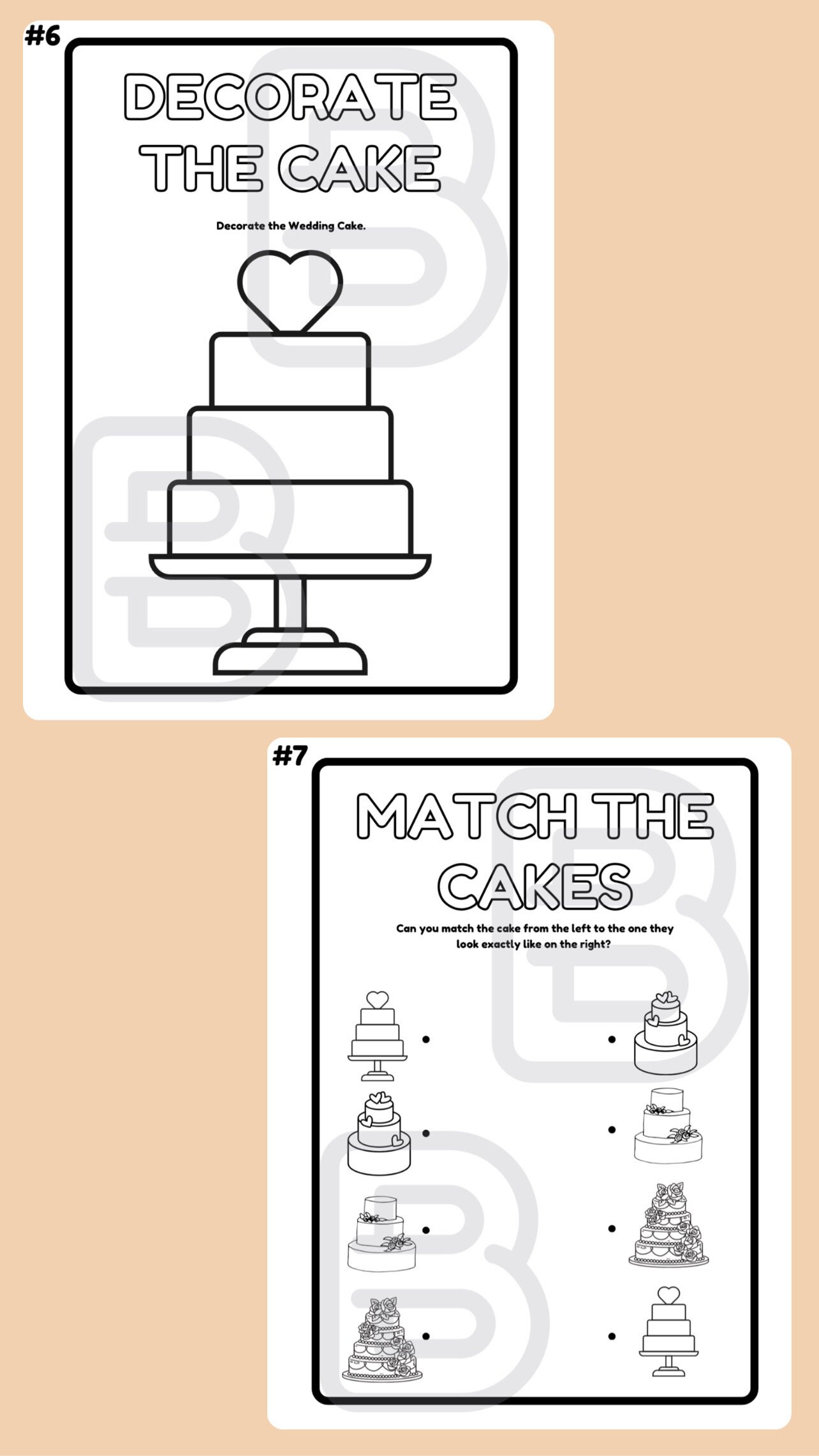 Digital Wedding Templates Etsy