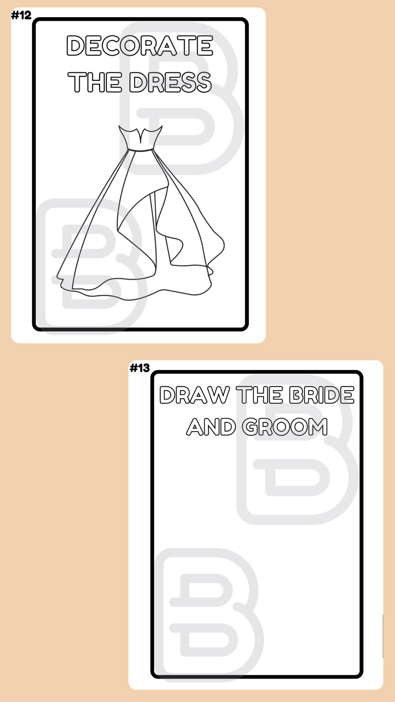 Digital Wedding Templates Etsy