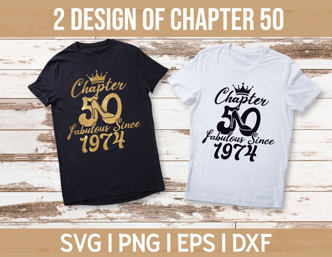 Made In 1975 Shirt For Women Chapter 49 Fabulous Since 1975 SVG, 49th ...