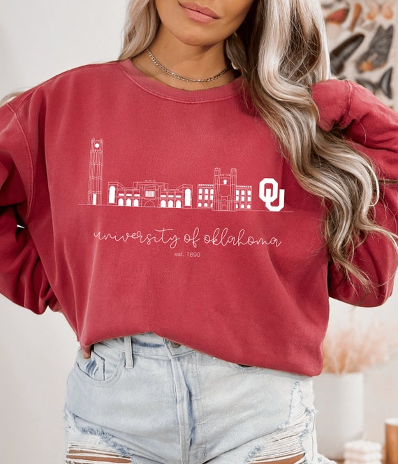 OU Game Day Sweatshirt Comfort Colors Oklahoma University Campus