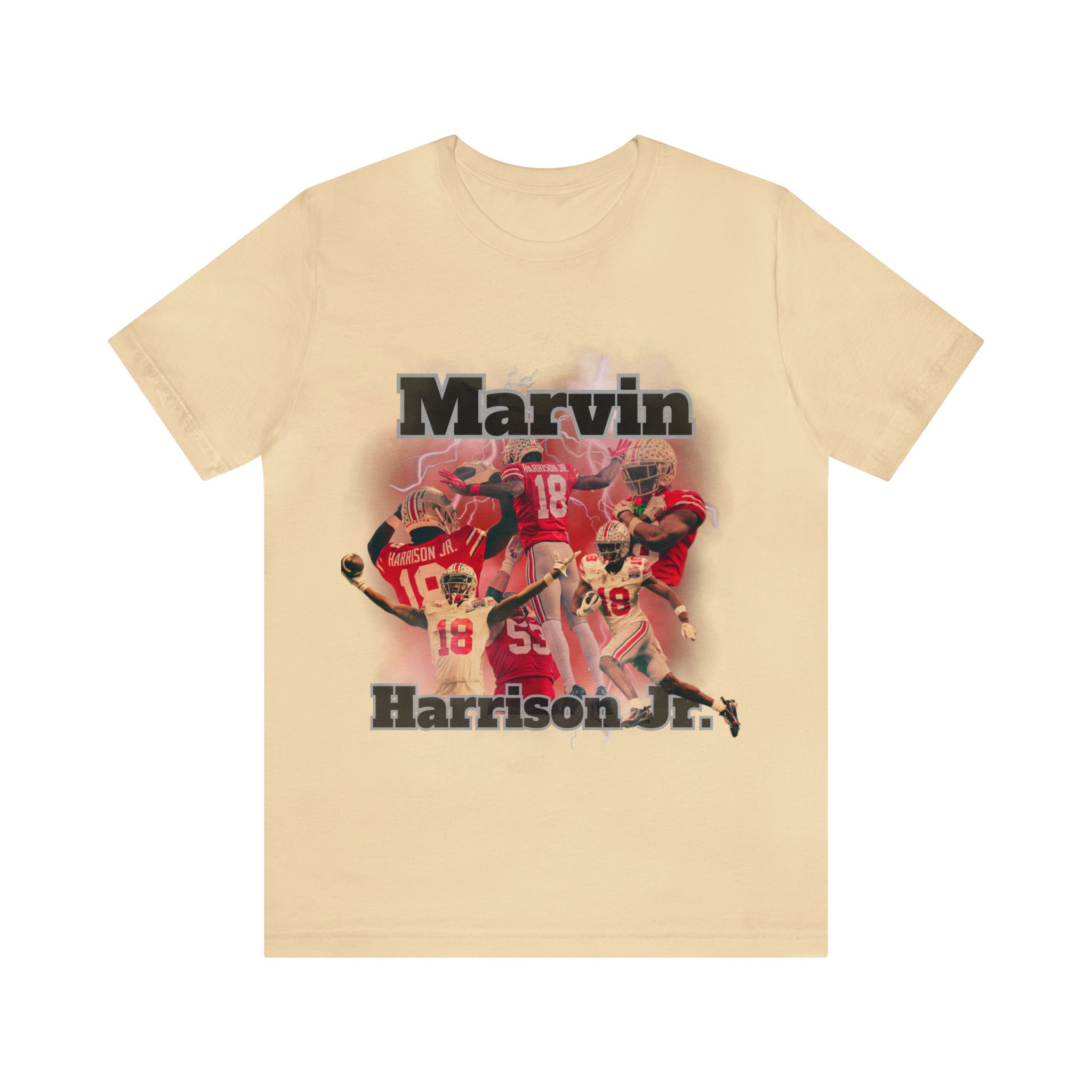 Hot] New Marvin Harrison Jr Jersey #18 Ohio Black Fashion NCAA
