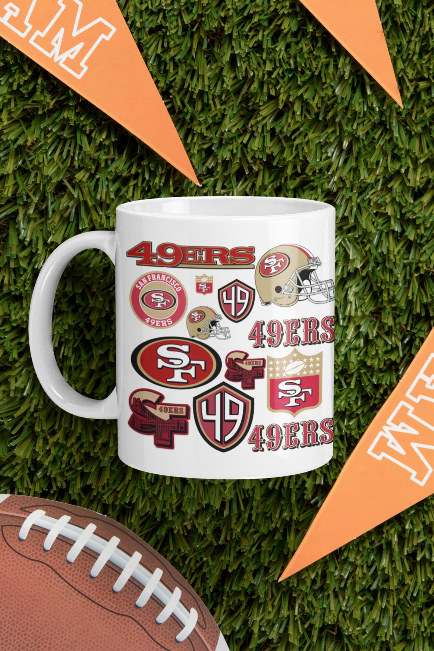 San Francisco 49ers ceramic Cup/ mug- NFL- Officially Licensed Product- HTF