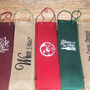 Trendy & Freche Wein Geschenk Taschen