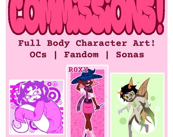 Custom Character Art Commissions! | CHECK DESCRIPTION