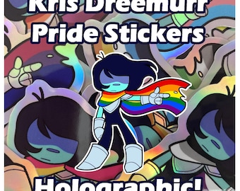 Kris Dreemurr Pride Stickers
