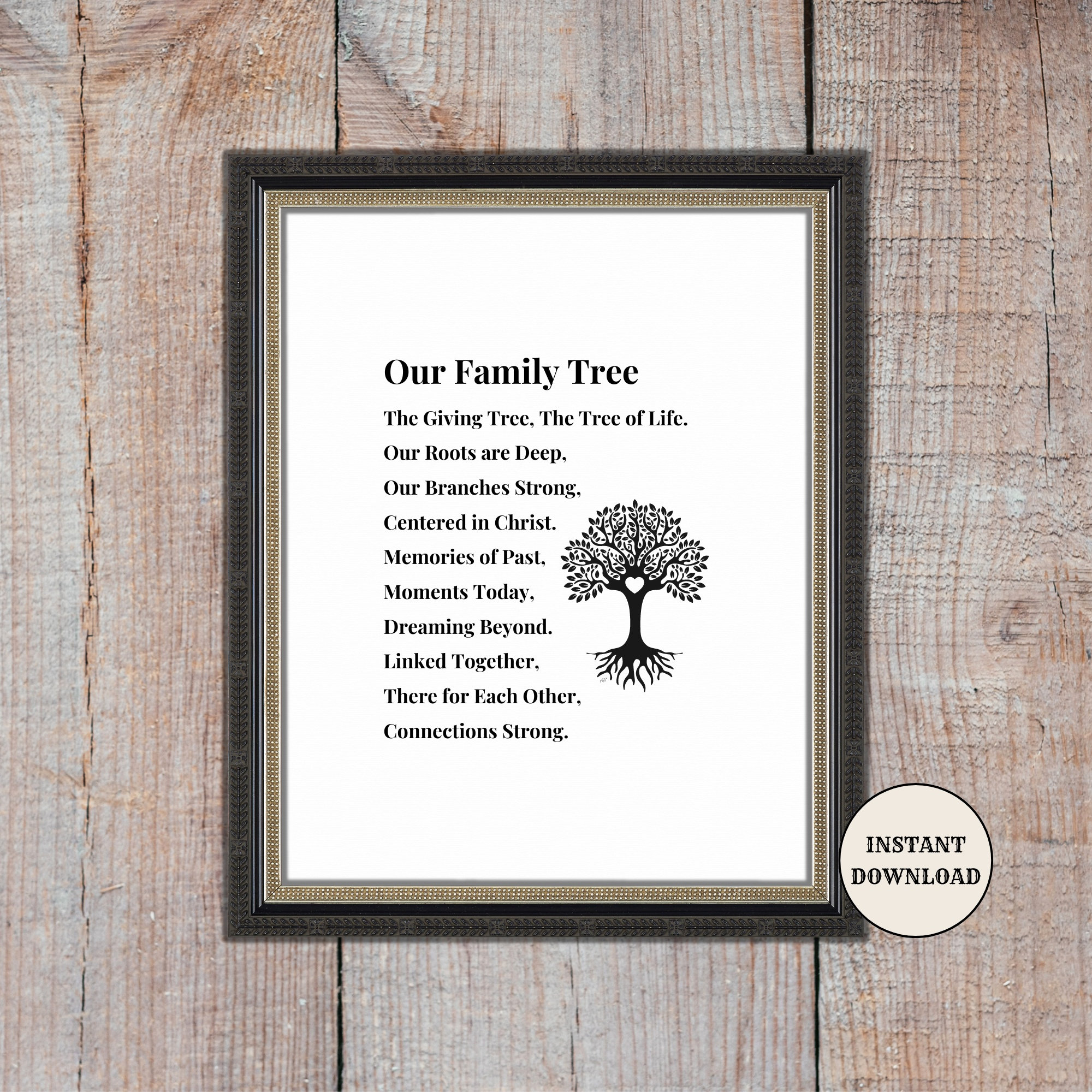 family-tree-verse-printable-poem-christian-download-religious-gift-for-mom-family-member-gift-frameable-8x10-black-and-white-print-etsy