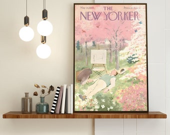 The New Yorker Magazine Cover, Exhibition Poster, New Yorker Prints, Home Decor, Wall Art ,May 21 1949,(M01)