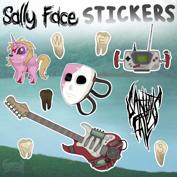 Sally Face Sticker Set