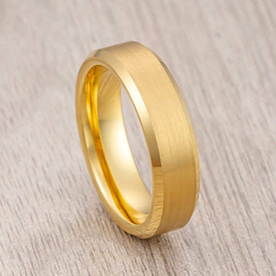 SOXEMAN Fede Nuziale Da Uomo, Anelli In Tungsteno, Da - Foto 4