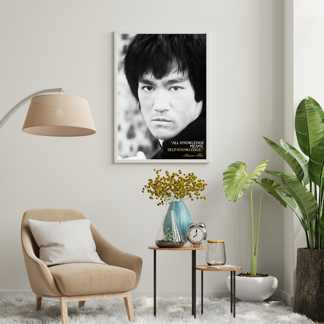 ブルース・リー最高傑作の日本公開時ポスタープリント 家 装飾 飾り 壁掛け 部屋 アート Bruce Lee Movie Posterは ...