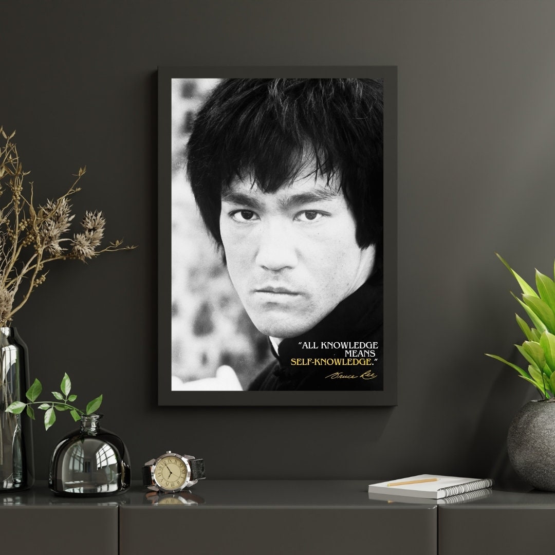 ブルース・リー最高傑作の日本公開時ポスタープリント 家 装飾 飾り 壁掛け 部屋 アート Bruce Lee Movie Posterは ...