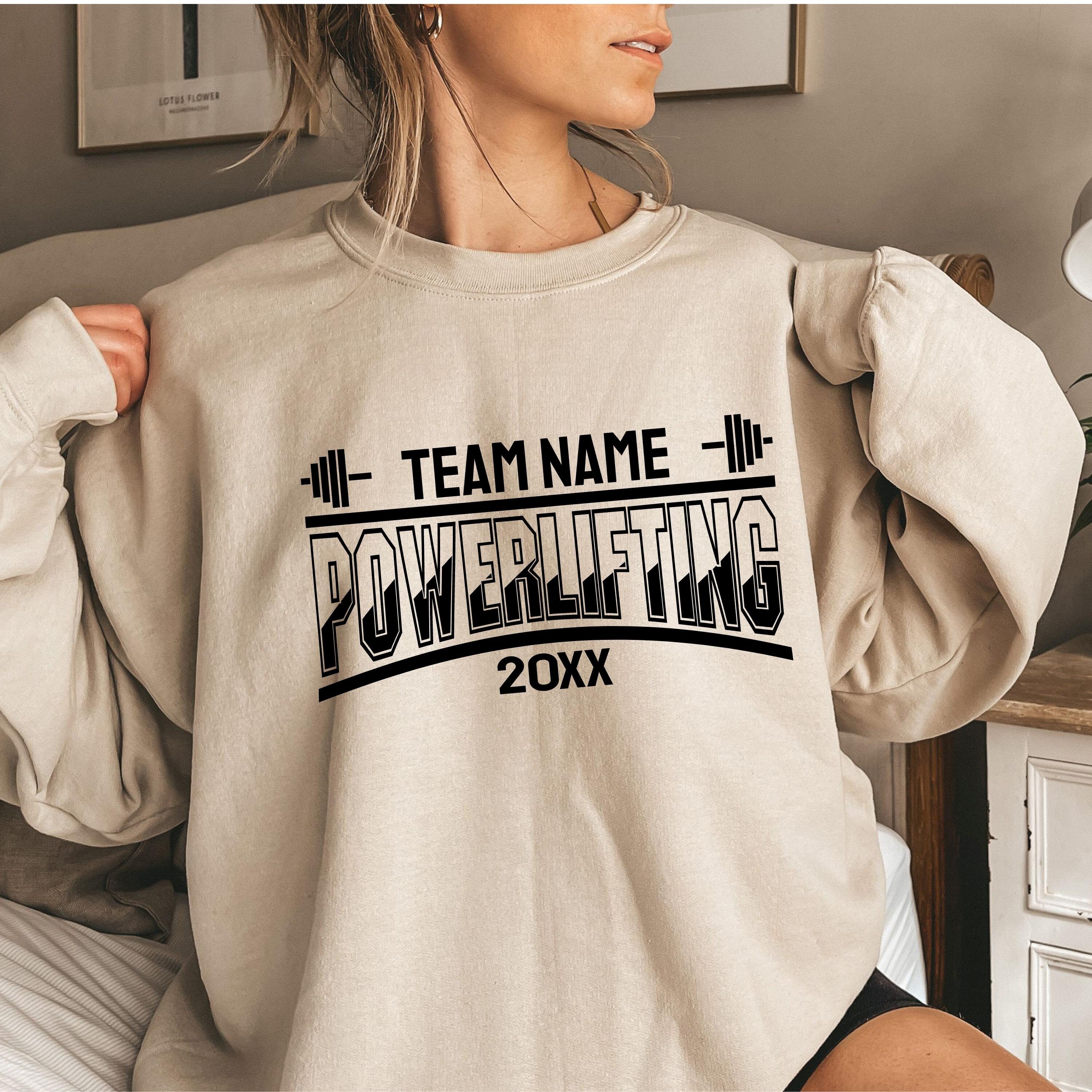 Custom Powerlifting Club Sweatshirt Powerlifting Hoodie Custom Team