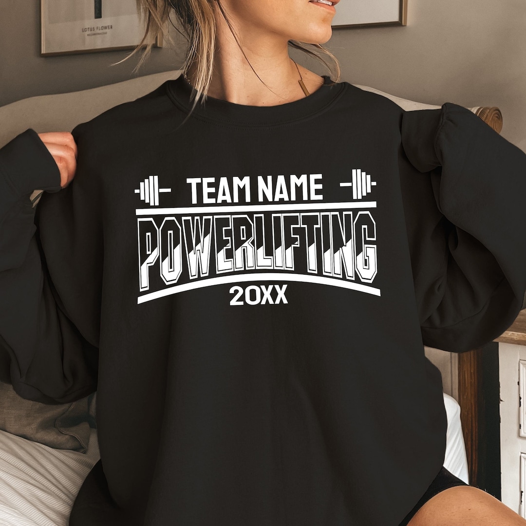 Custom Powerlifting Club Sweatshirt Powerlifting Hoodie Custom Team