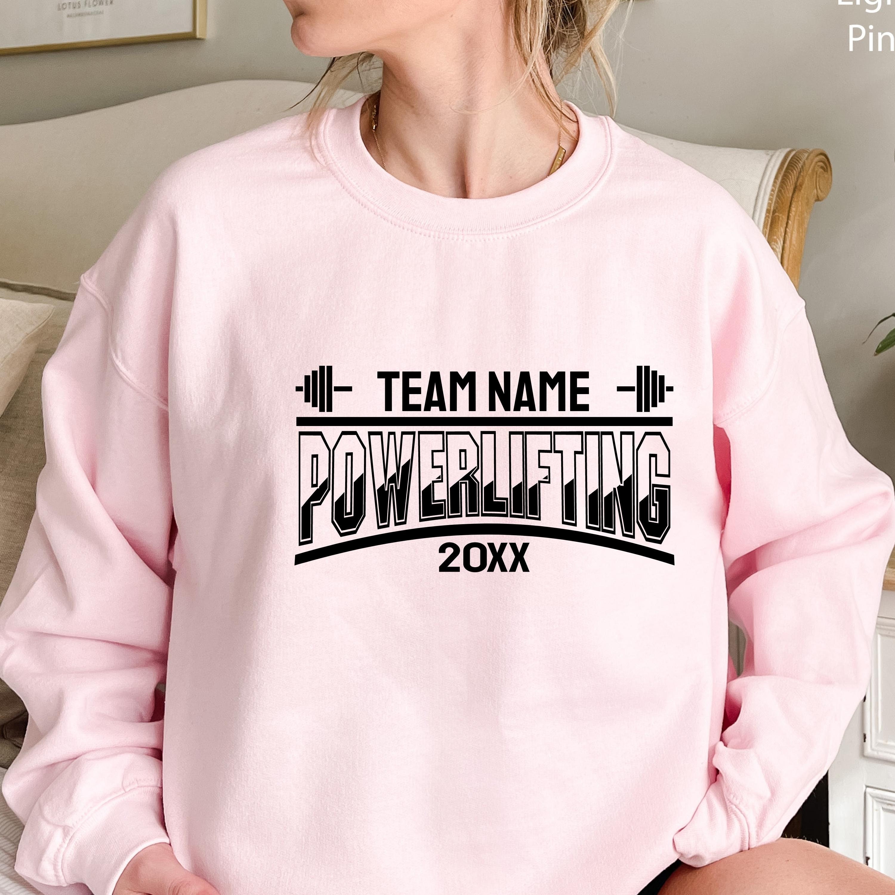 Custom Powerlifting Club Sweatshirt Powerlifting Hoodie Custom Team