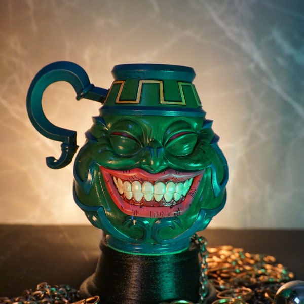 Pot of Greed Figure YuGiOh - Handmade. Resin replica Olla de la codicia