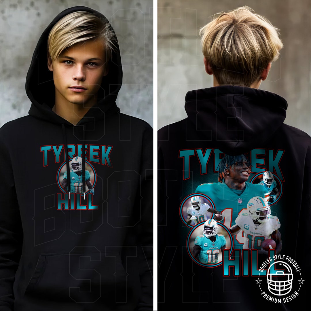 Tyreek Hill 90s Bootleg Style Rap Hoodie for Youth Boys Girls Vintage