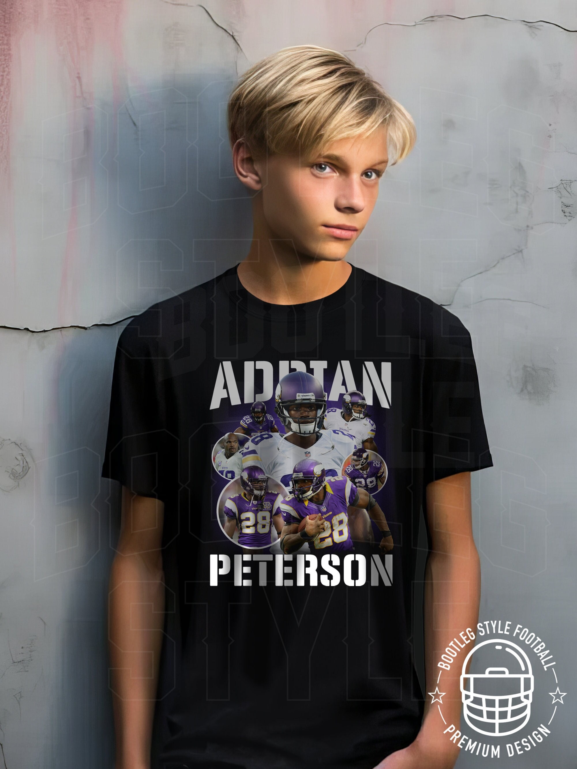 Adrian peterson 2025 youth medium jersey