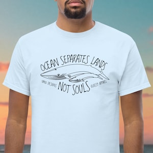 Unisex T-Shirt Ocean Souls, Surf Tee, Surfwear, Beachwear, Surfing, Surfer Shirt, Gift