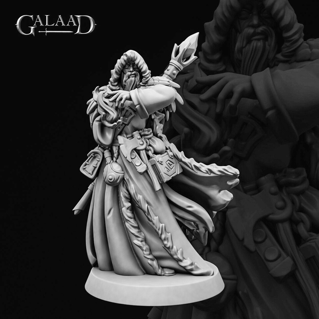 8K Northern Wizard Galaad Miniatures Gaming Miniatures Resin Miniature