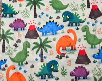 Dino Rawr!  No sew Blanket kit, Anti pill fleece, Gift, Party, friends and Family, campfire Blanket kids blanket