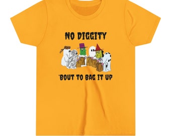 T-shirt à manches courtes pour jeunes No Diggity