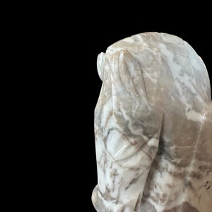 Vintage Horse Head Marble Bookends image 7