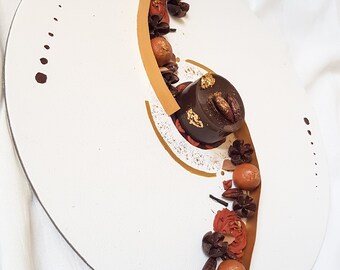 Toile Dessert gastronomique Chocolat