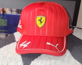 New in Puma for Scuderia Ferrari HP 2025 Hamilton Replica adult fit baseball cap.