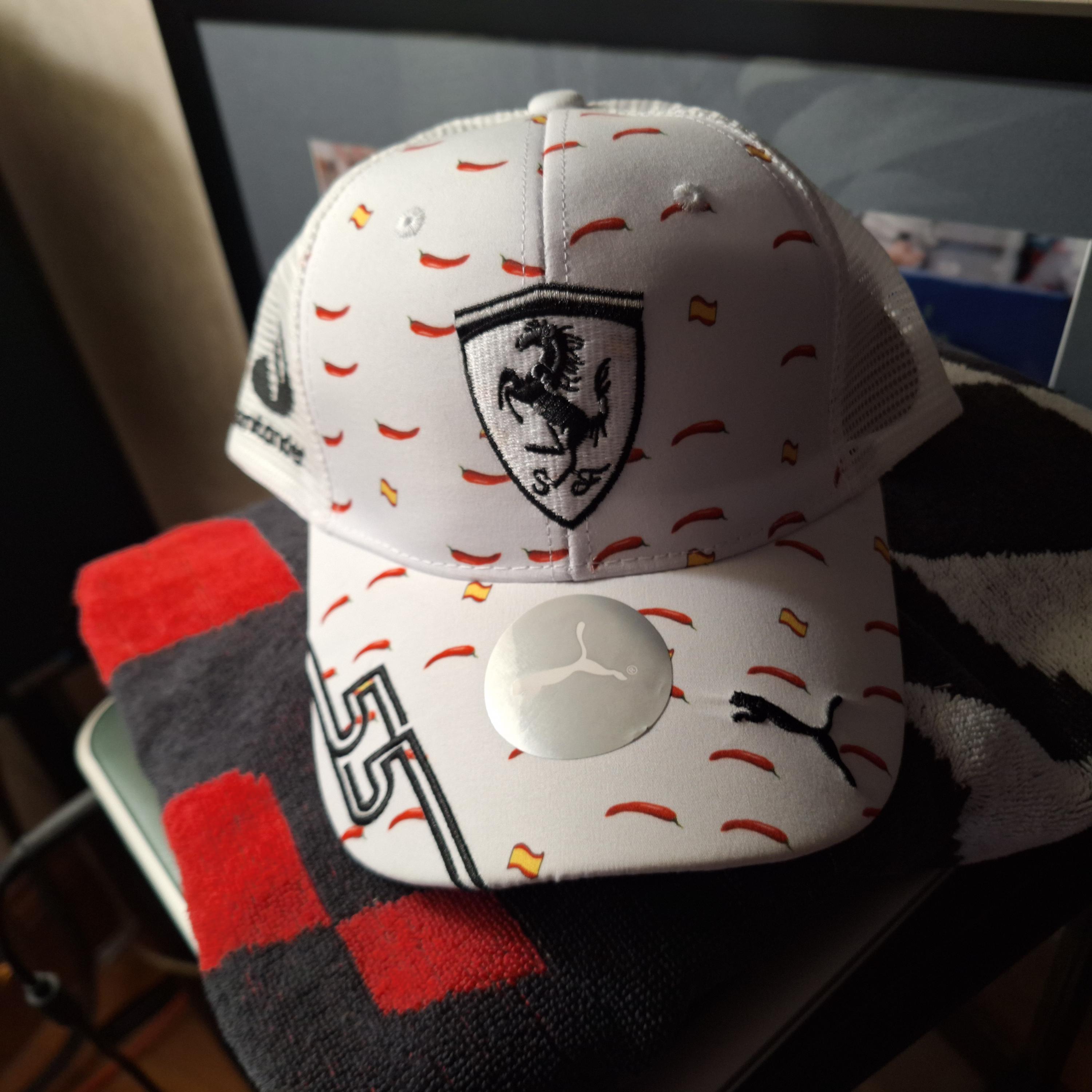 Sainz Puma Cap for Scuderia Ferrari Spain Special Edition. Adult Fit Replica Etsy