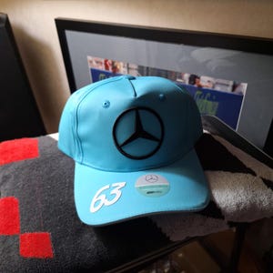 George Russell 2024 Team Driver Cap Blue Adult Fit.