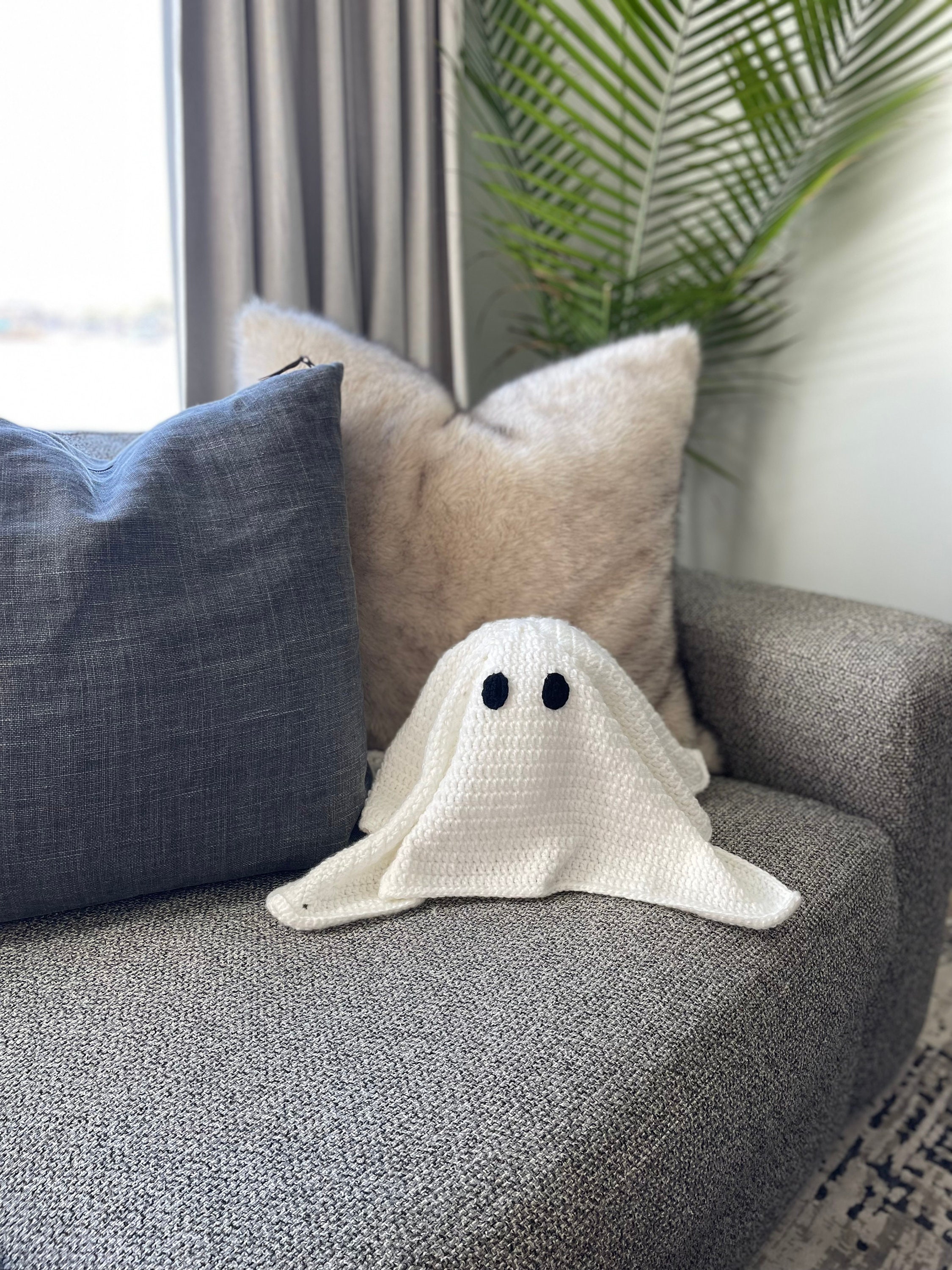 Crochet ghost pillow PDF pattern