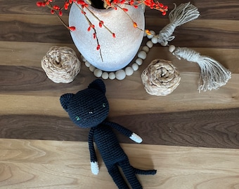 Crochet cat doll pattern PDF