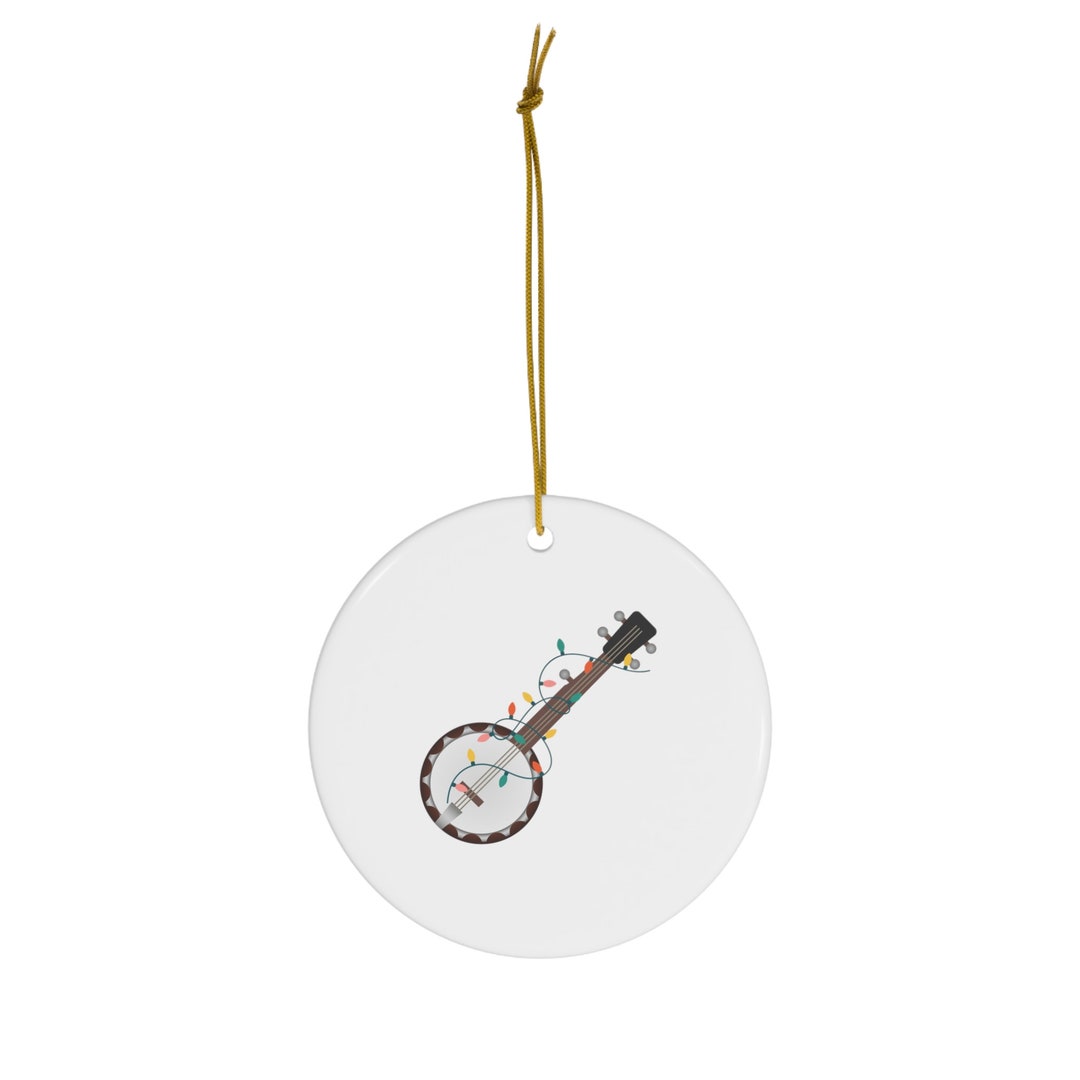 Banjo Christmas Ornament 