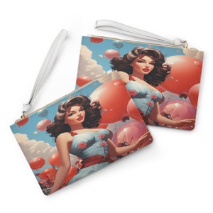 Vintage Pin-up Clutch Bag image 3