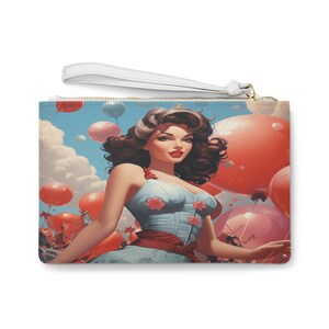 Vintage Pin-up Clutch Bag image 2