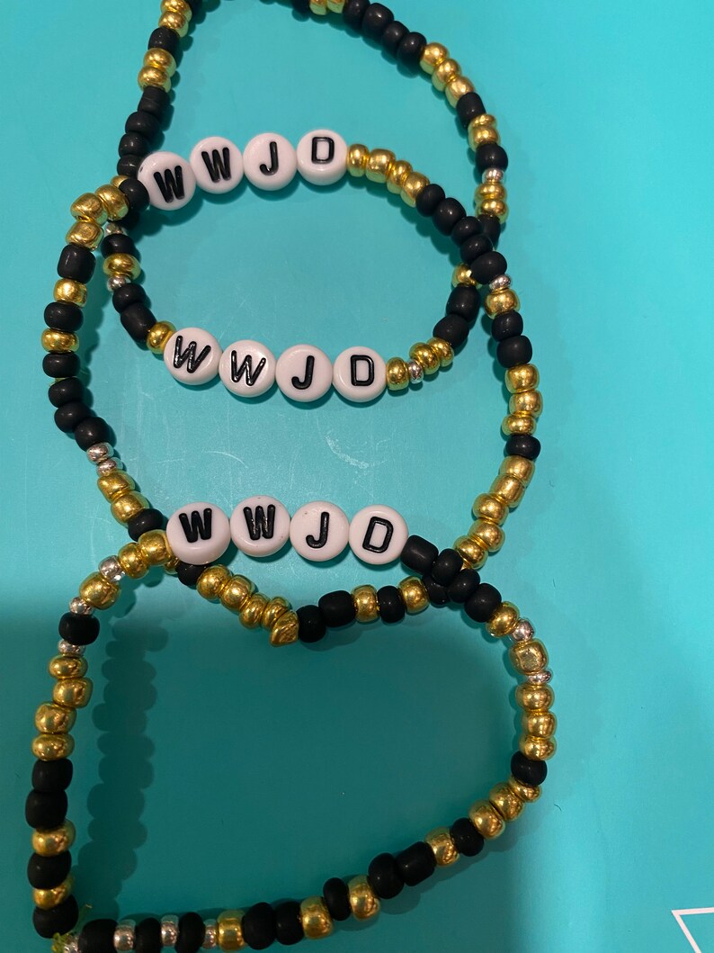 WWJD Bracelets many Variations Etsy