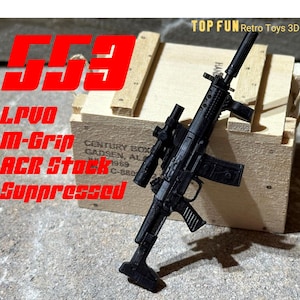 TF 553 COMMANDO 1:12 Scale Model Rifle