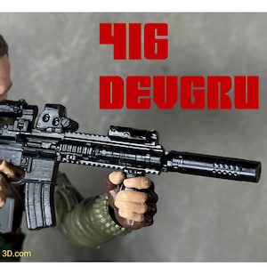 416 M27 IAR Model Rifle 1:12 Scale
