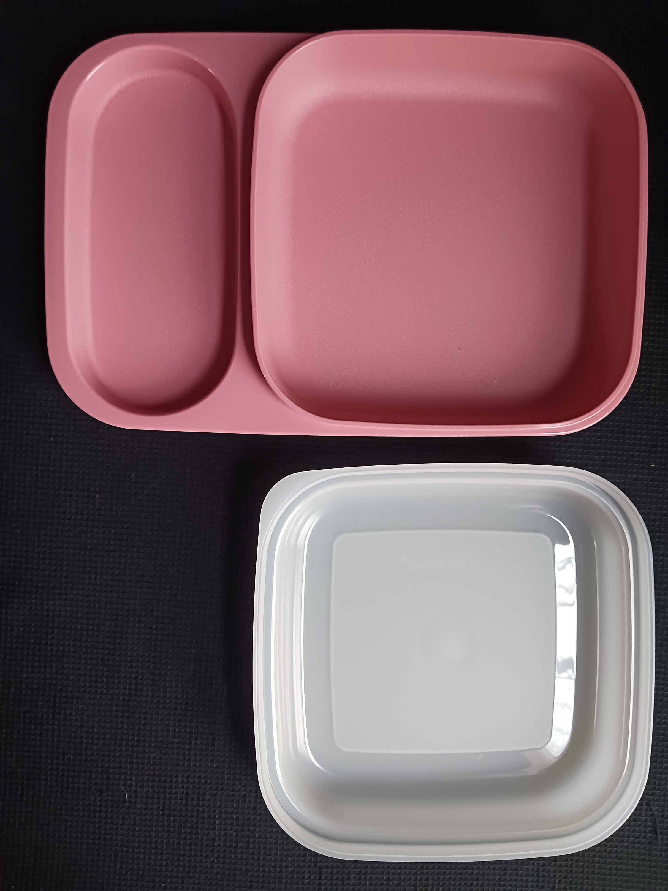 Vintage Tupperware Meal Mates With Lids Divided 2/3 Covered - Etsy